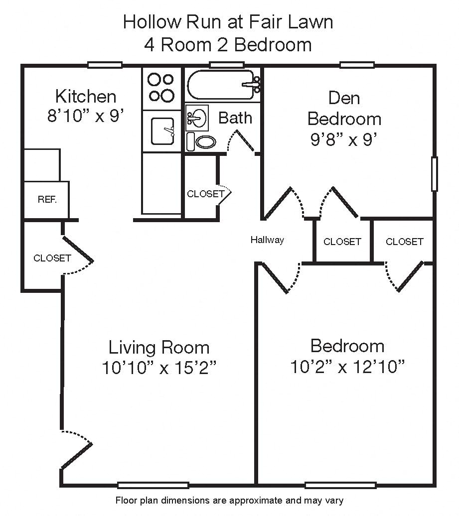 4 Room 2 Bedroom